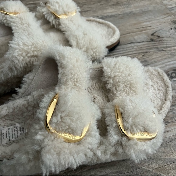 Birkenstock Arizona Big Buckle Teddy Sandals 41 - Picture 5 of 7